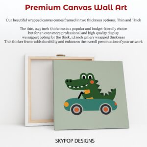 Crocodile Car Art