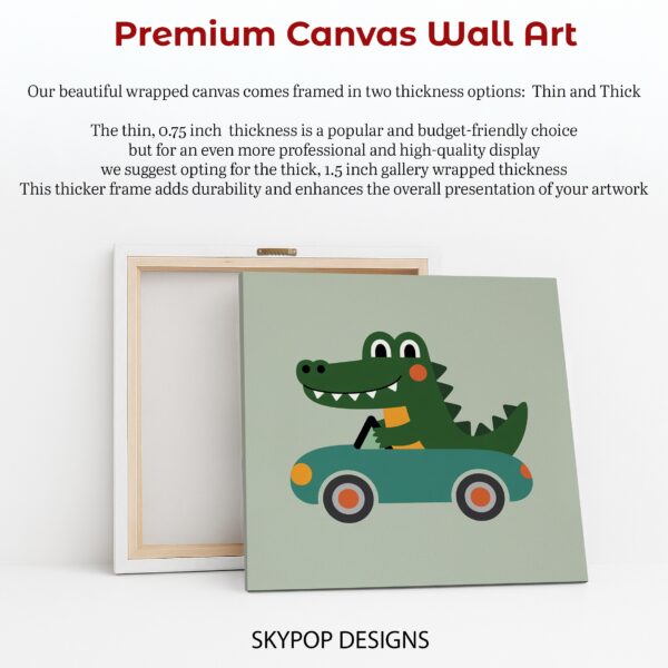 Crocodile Car Art