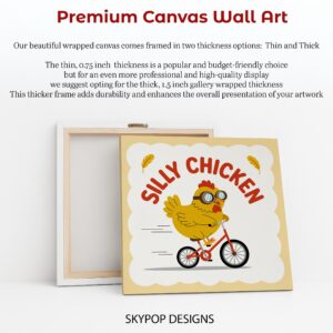 Cycling Chicken Art