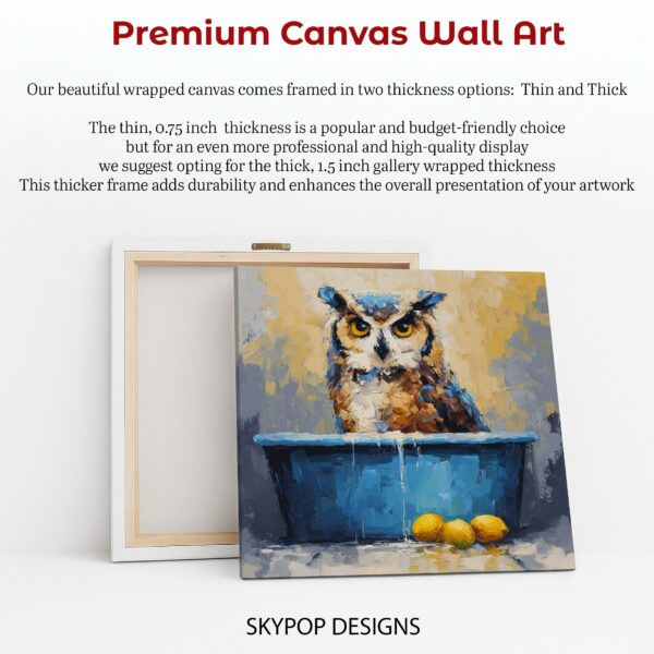 Owl Bath Art
