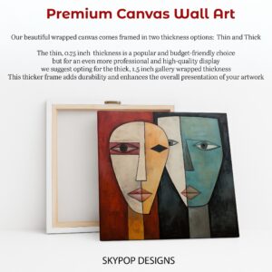 Abstract Faces of Expression Art