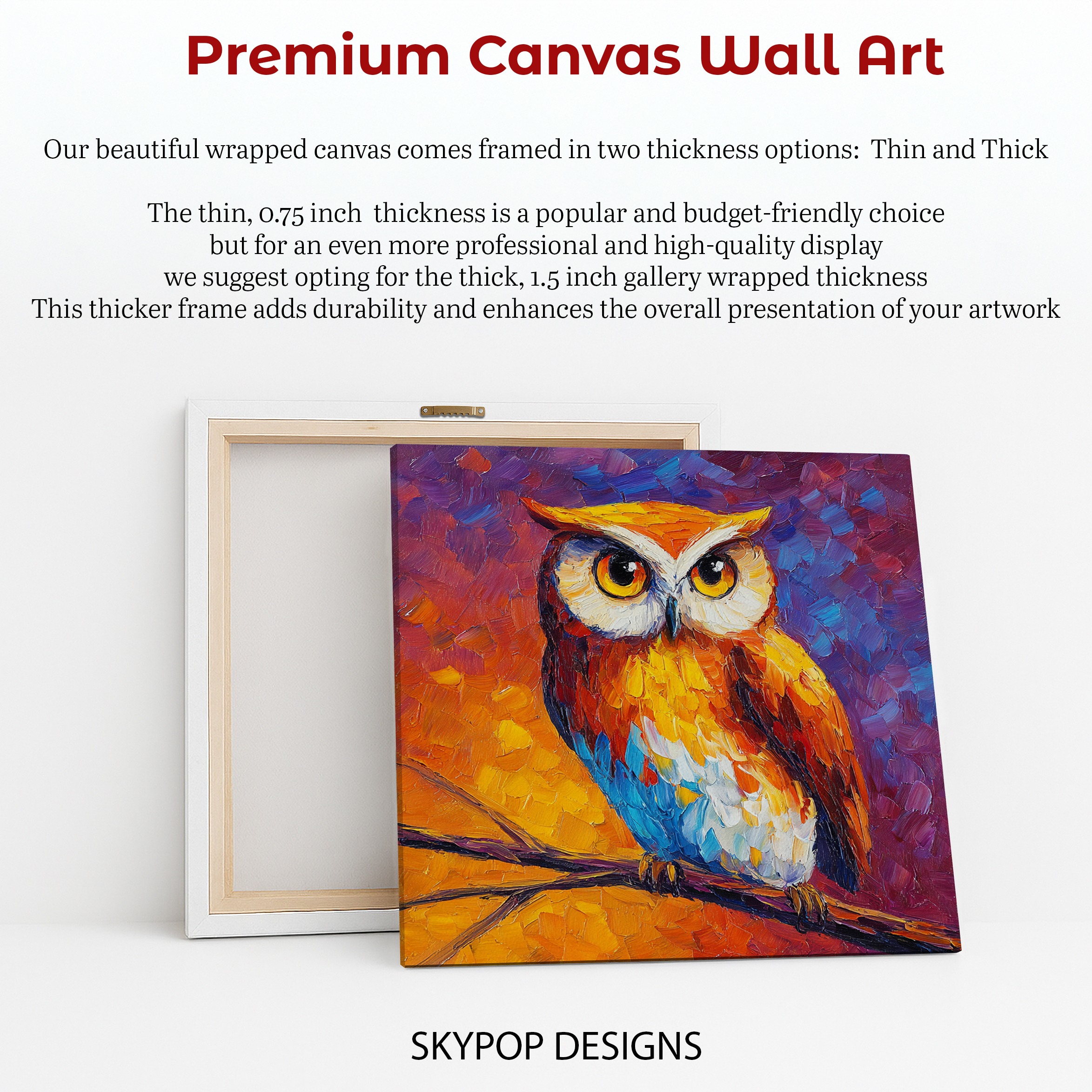 6.jpg Colorful Owl Art