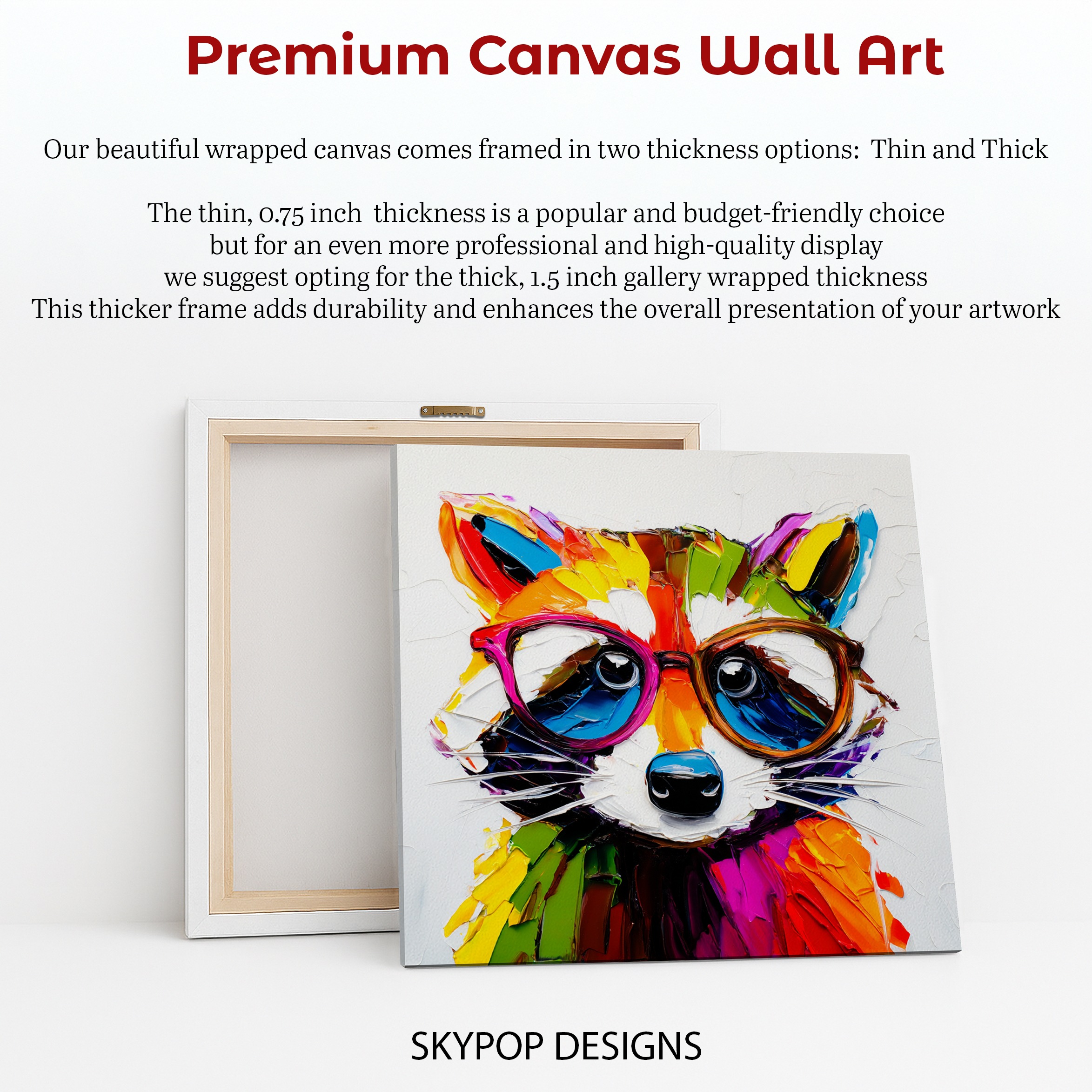 6.jpg Colorful Raccoon Art