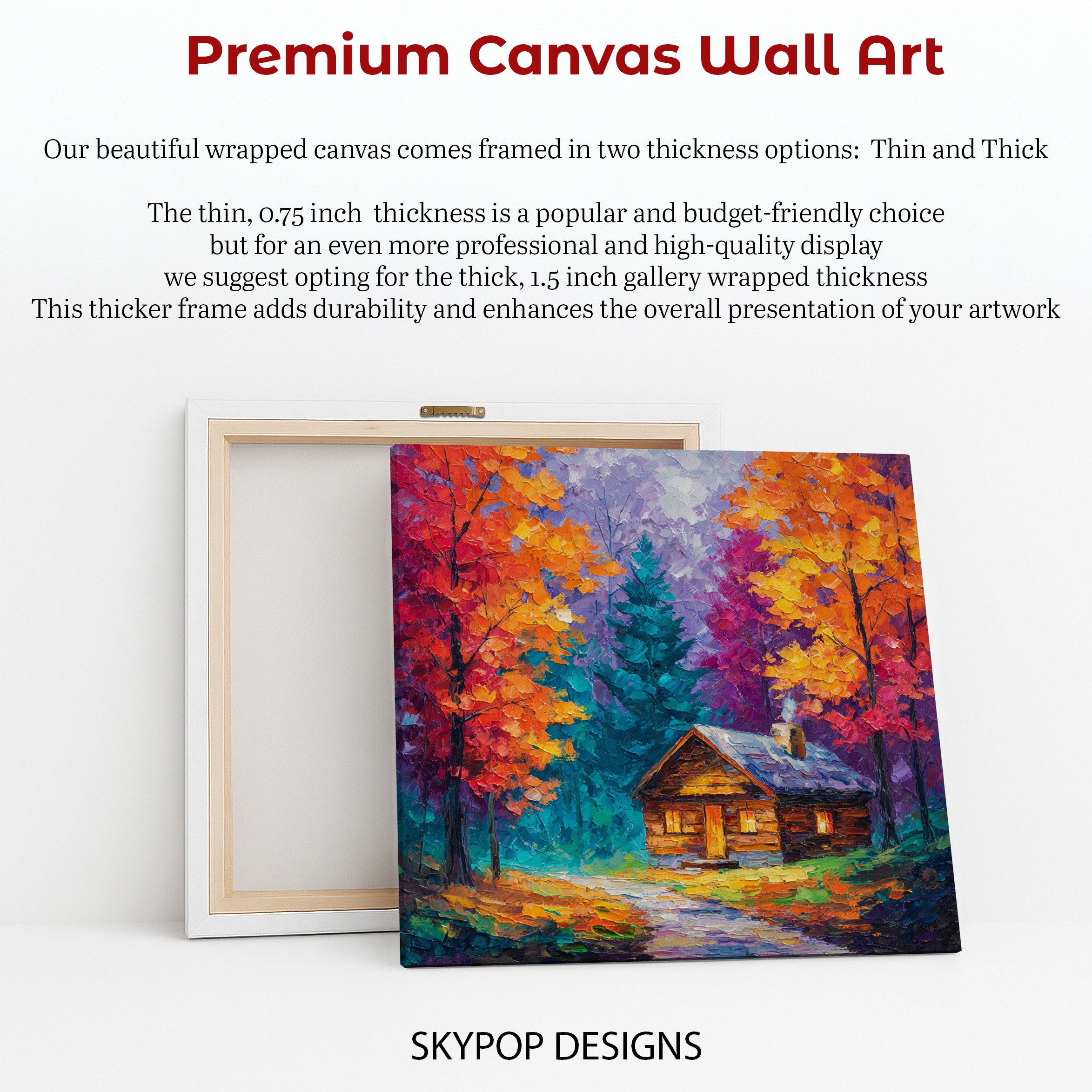 6.jpg Vibrant Autumn Cabin Art