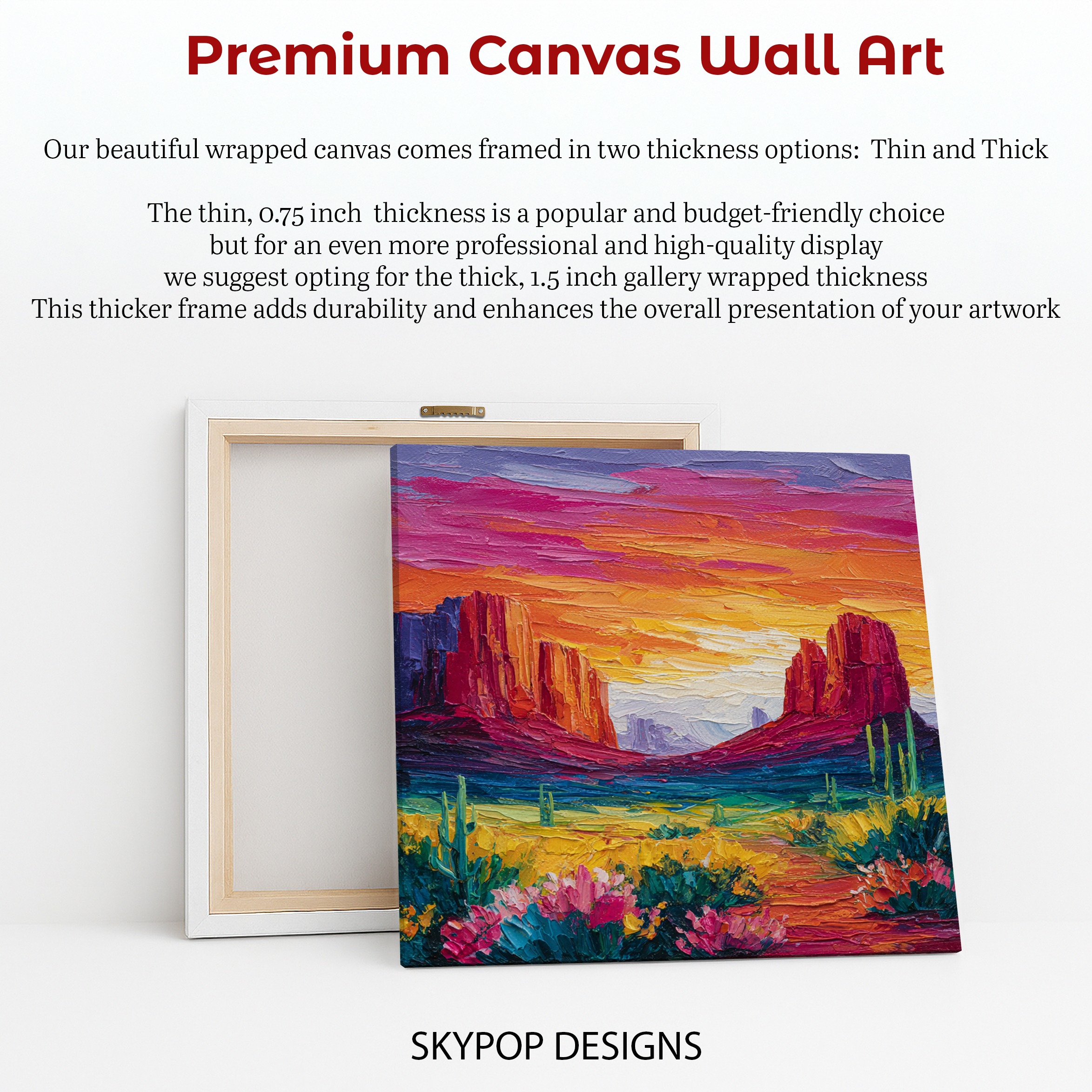 6.jpg Desert Sunset Canyon Art
