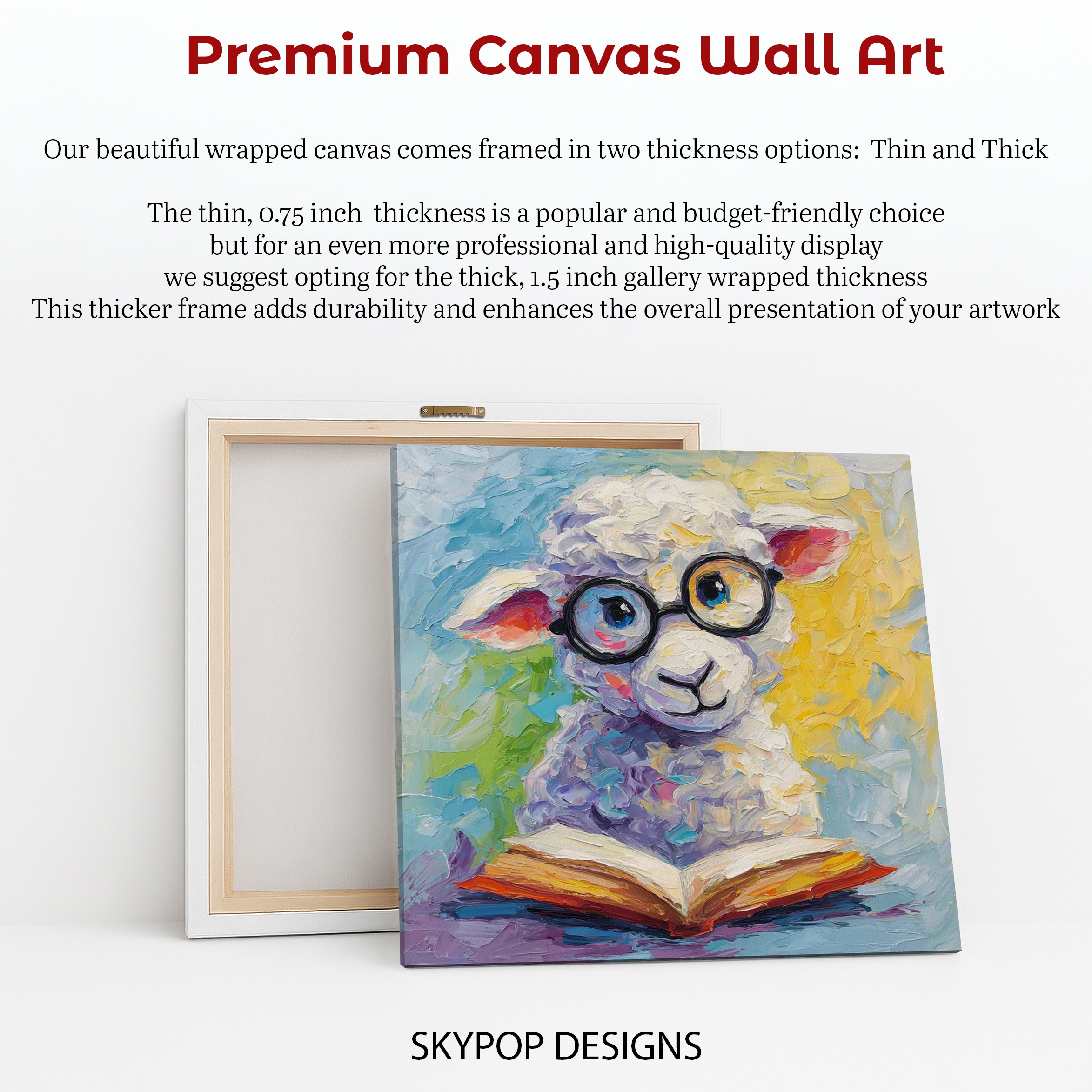 6.jpg Sheep Reading Art