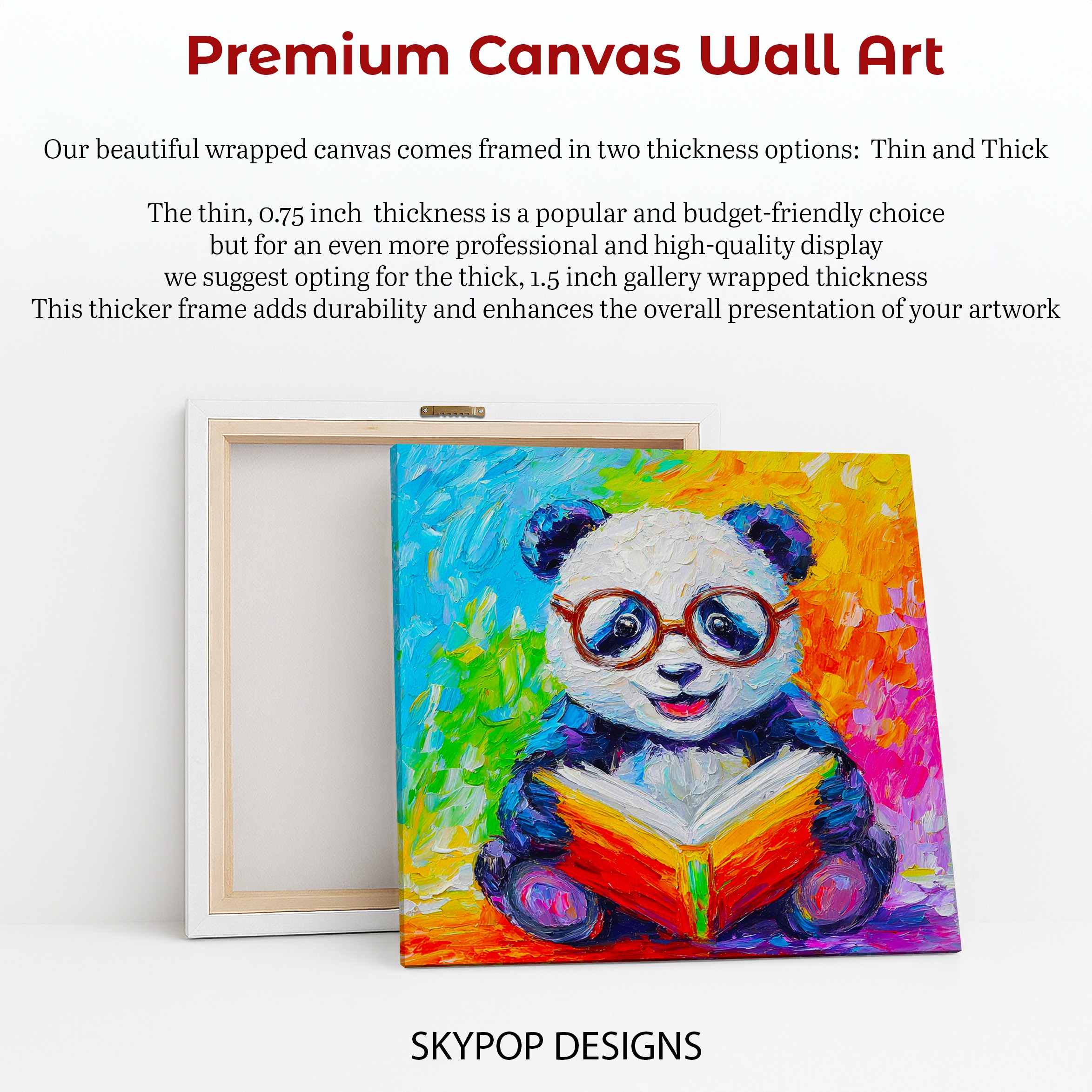 6.jpg Panda Reading Book Art