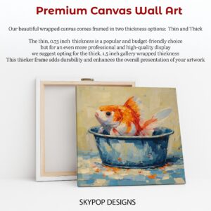 Goldfish Bowl Painting Art