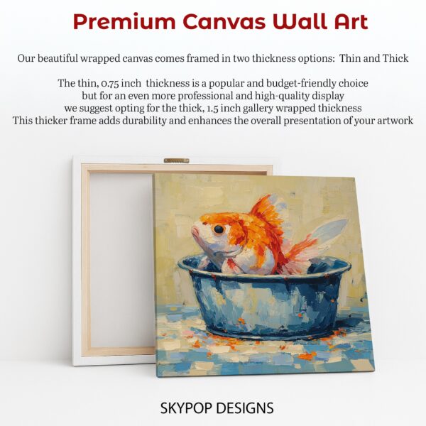 Goldfish Bowl Painting Art