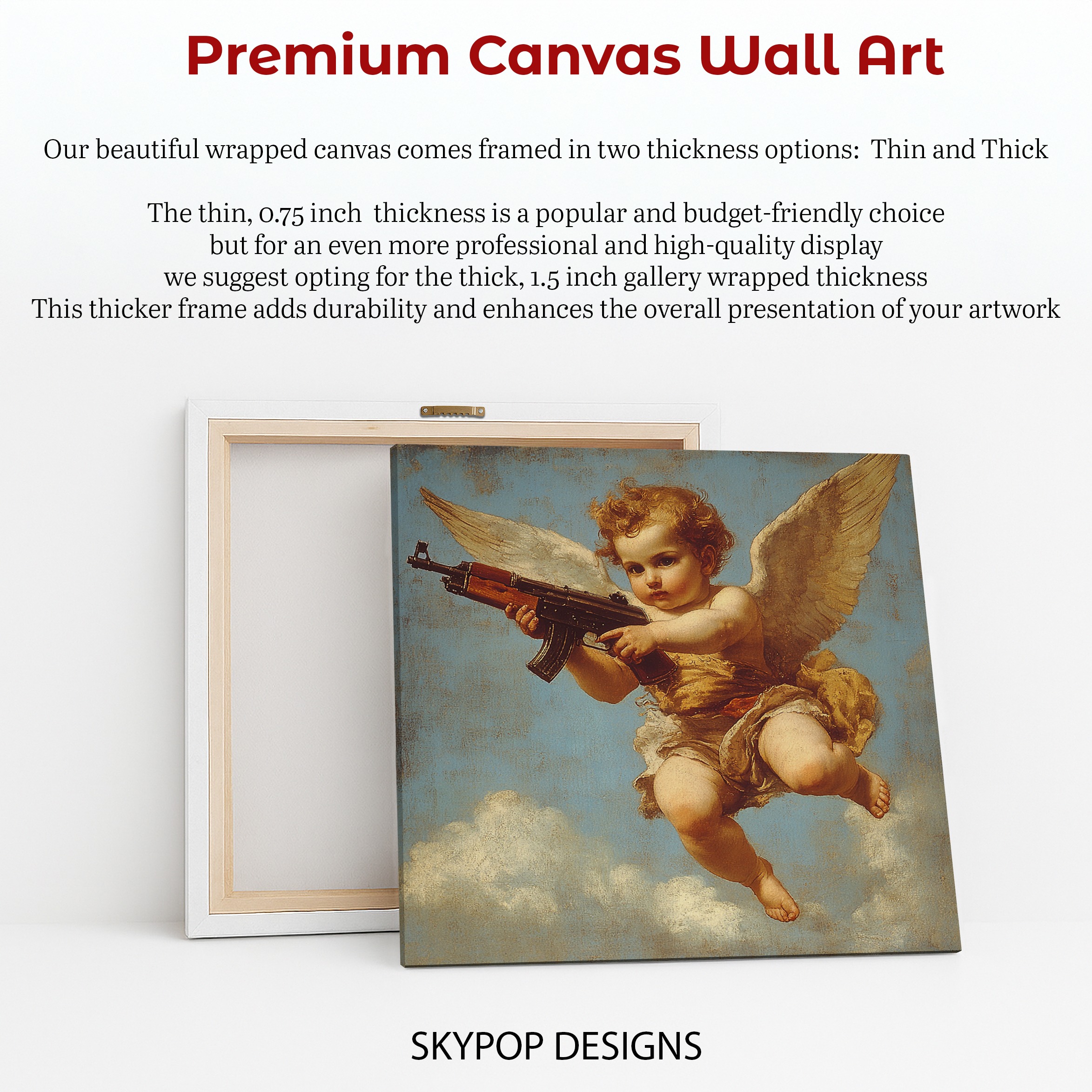 6.jpg Cherub with AK-47 Art