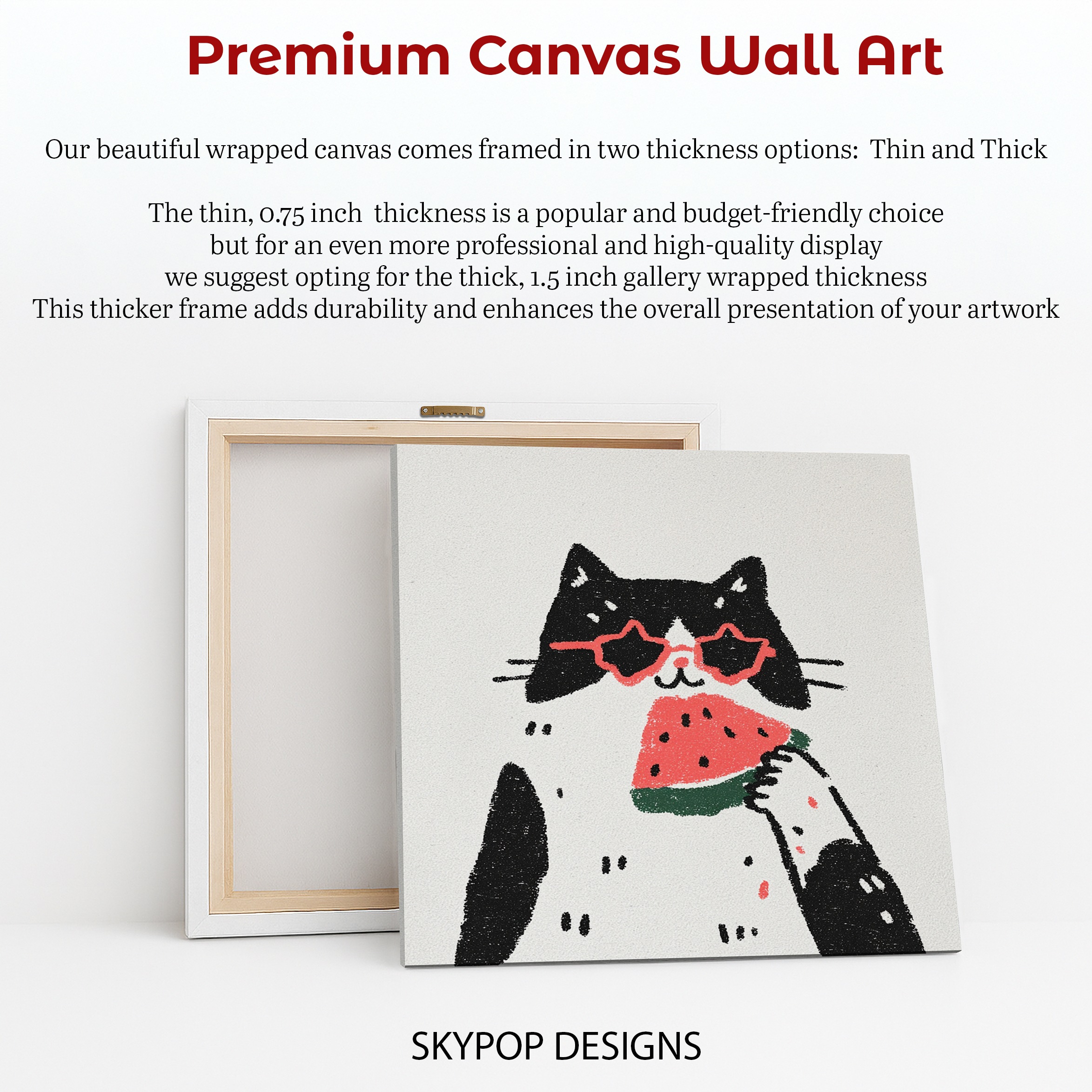 6.jpg Cool Cat Watermelon Art
