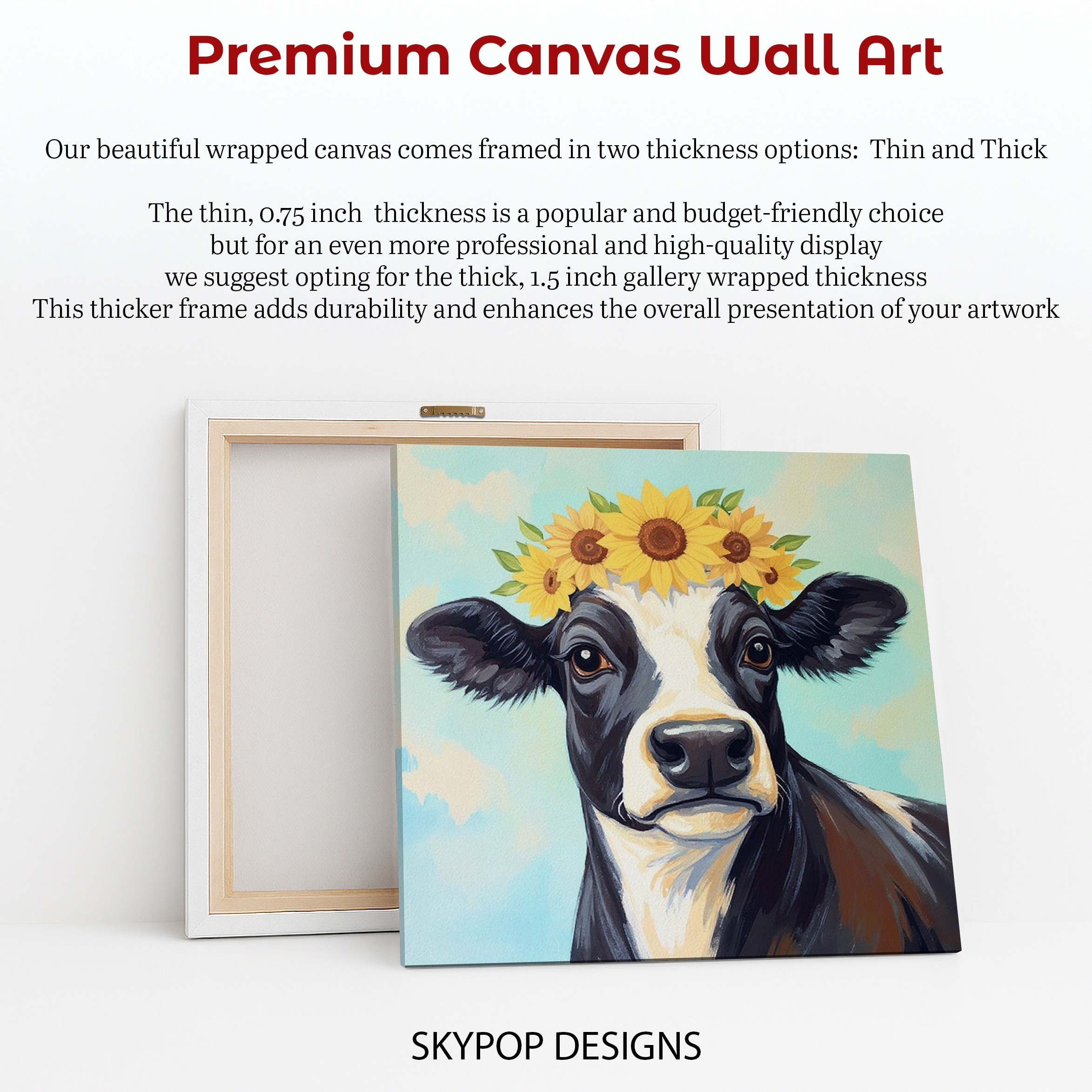 6.jpg Sunflower Cow Art