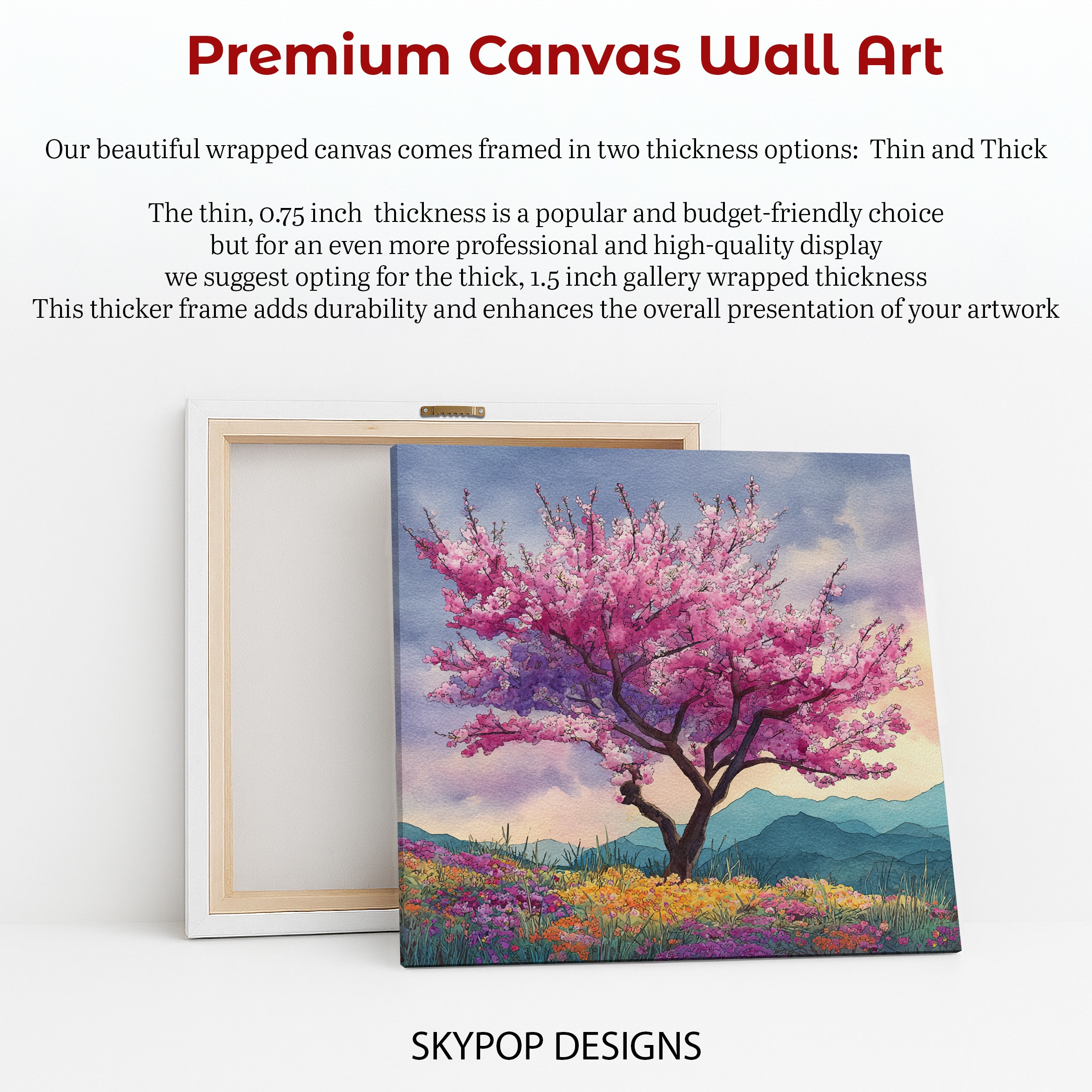 6.jpg Cherry Blossom Mountain Art