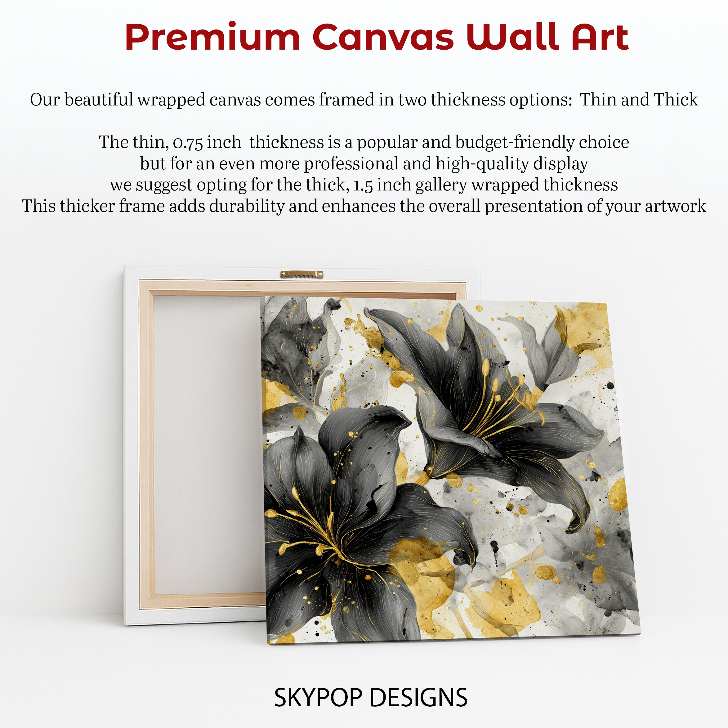 6.jpg Elegant Black and Gold Lily Art