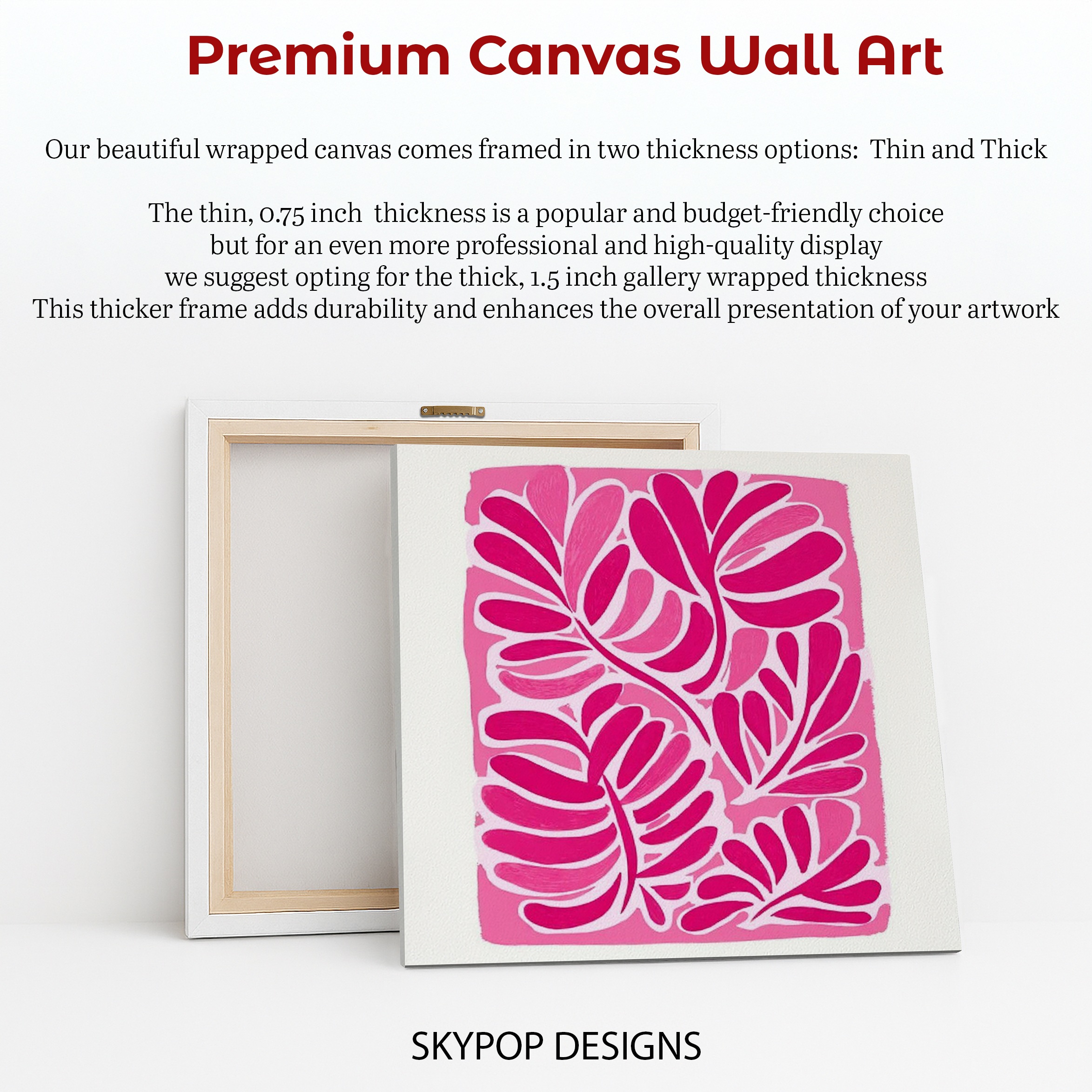 6.jpg Pink Leaf Abstract Art