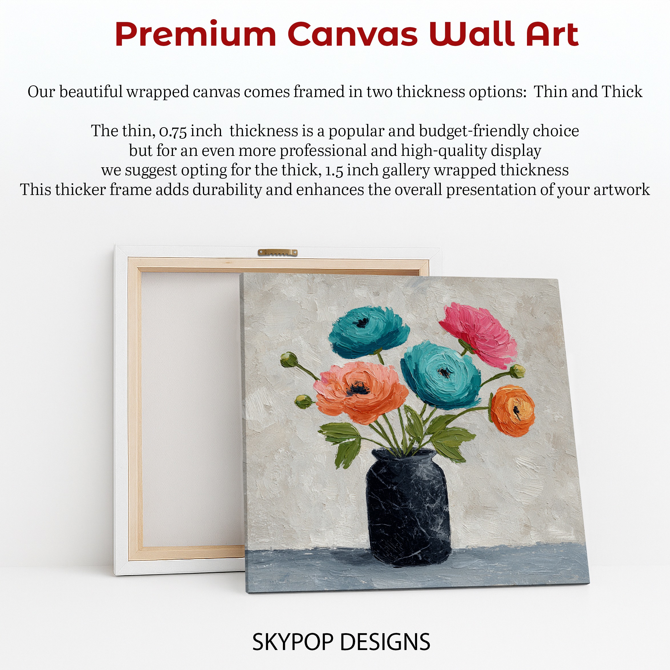 6.jpg Vibrant Blooms in Vase Art