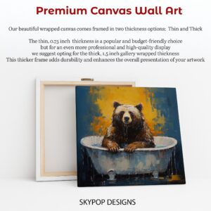 Bear Bathtub Art