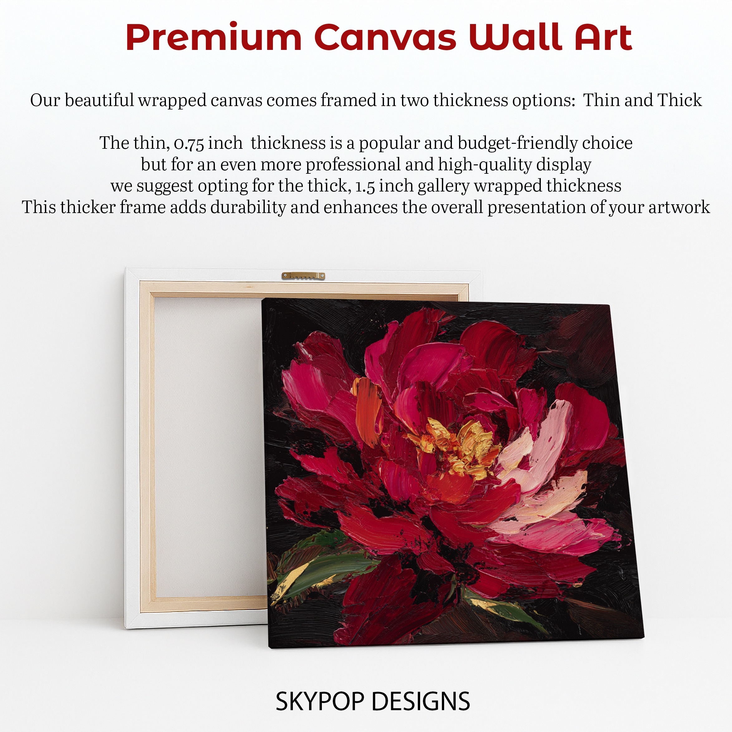 6.jpg Vibrant Red Peony Art