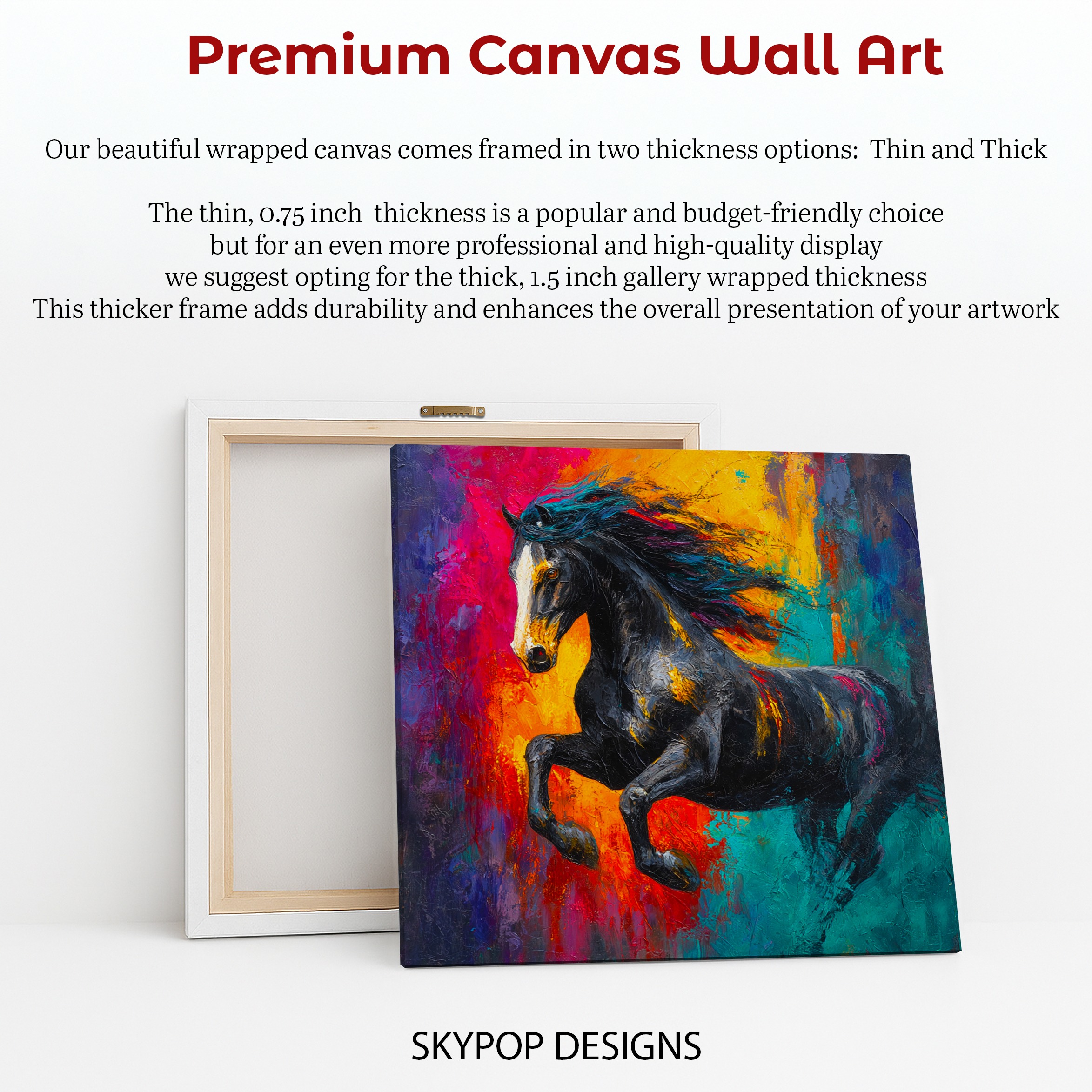 6.jpg Colorful Horse Art