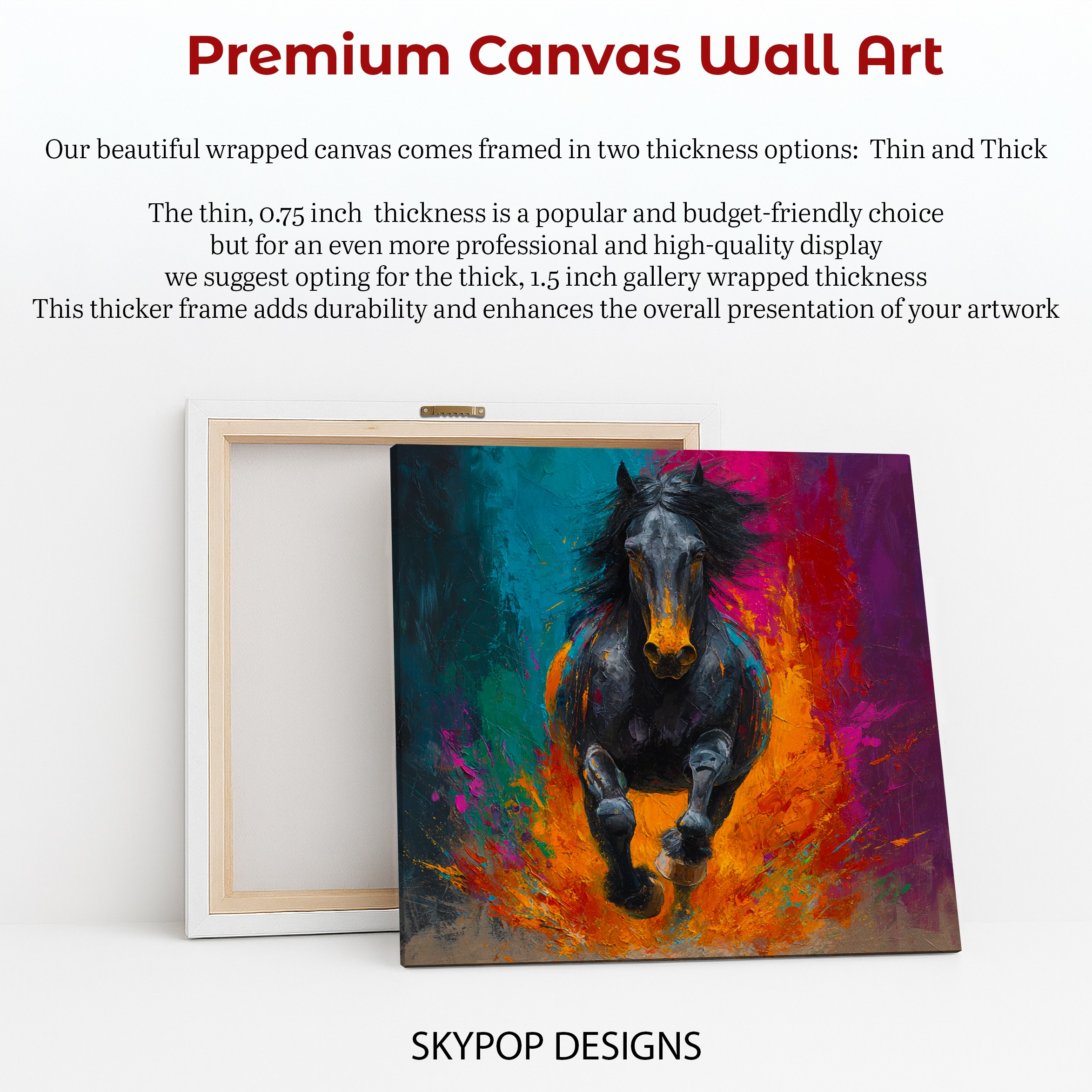 6.jpg Colorful Horse Art