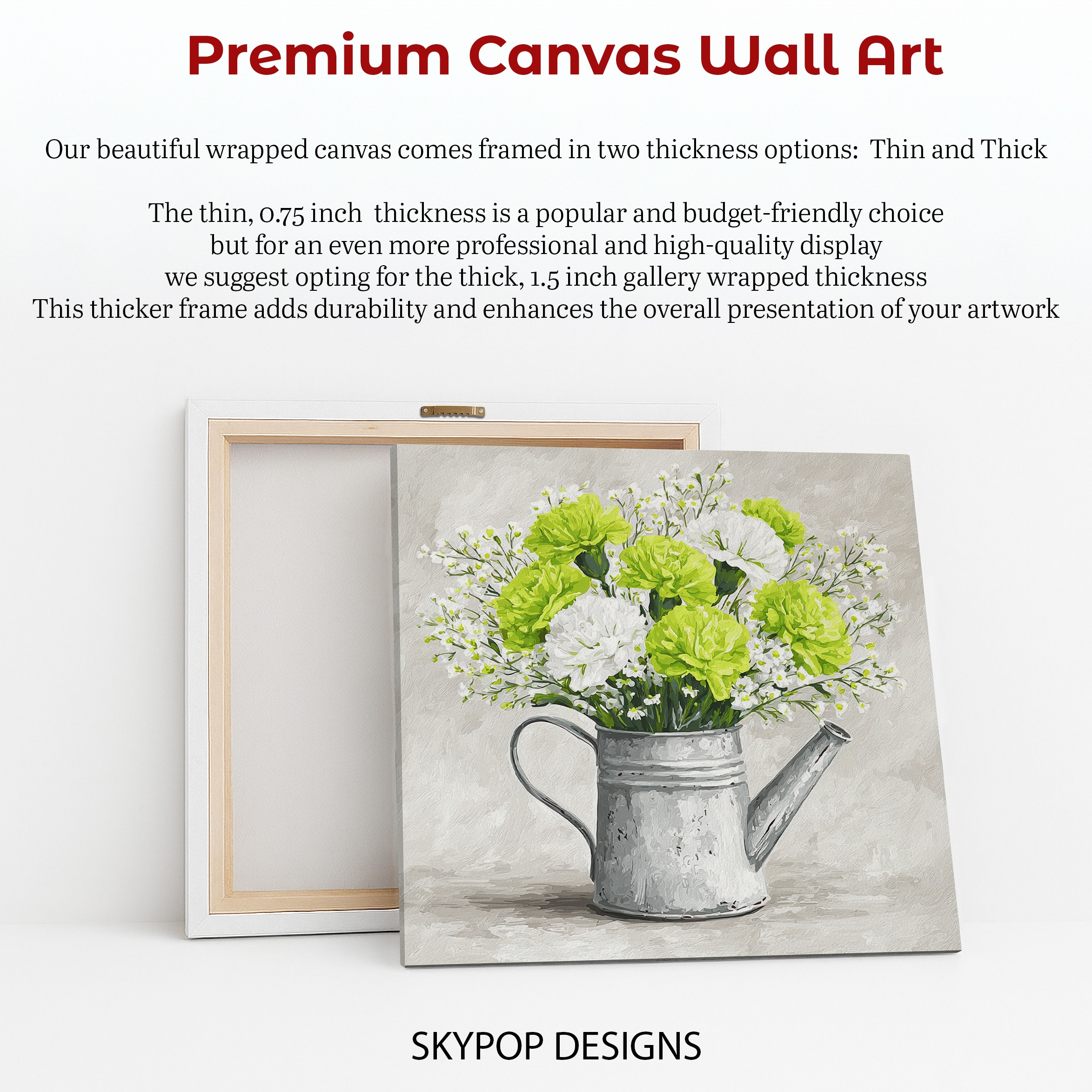 6.jpg Spring Watering Can Bouquet Art