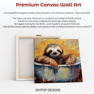 Sloth Bath Art