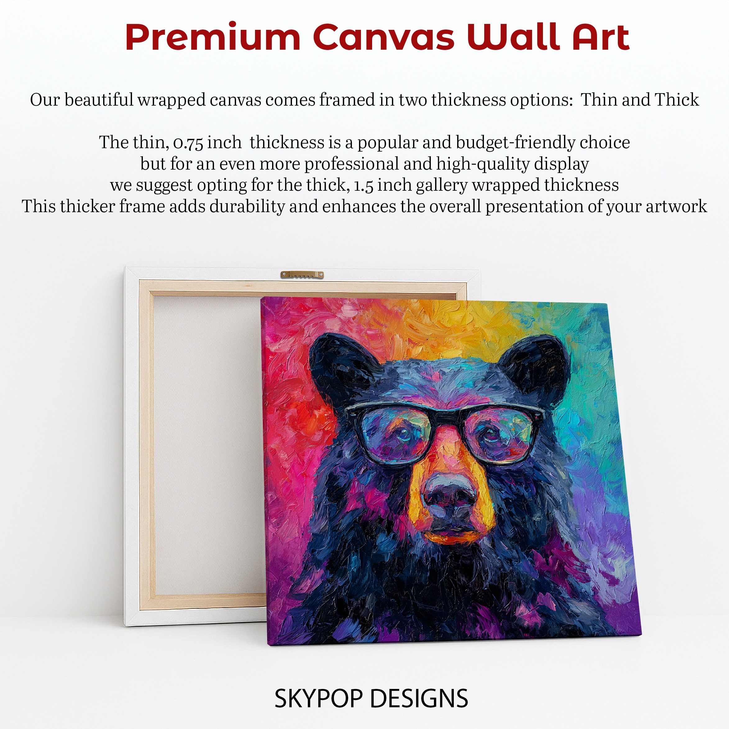 6.jpg Hipster Bear Art
