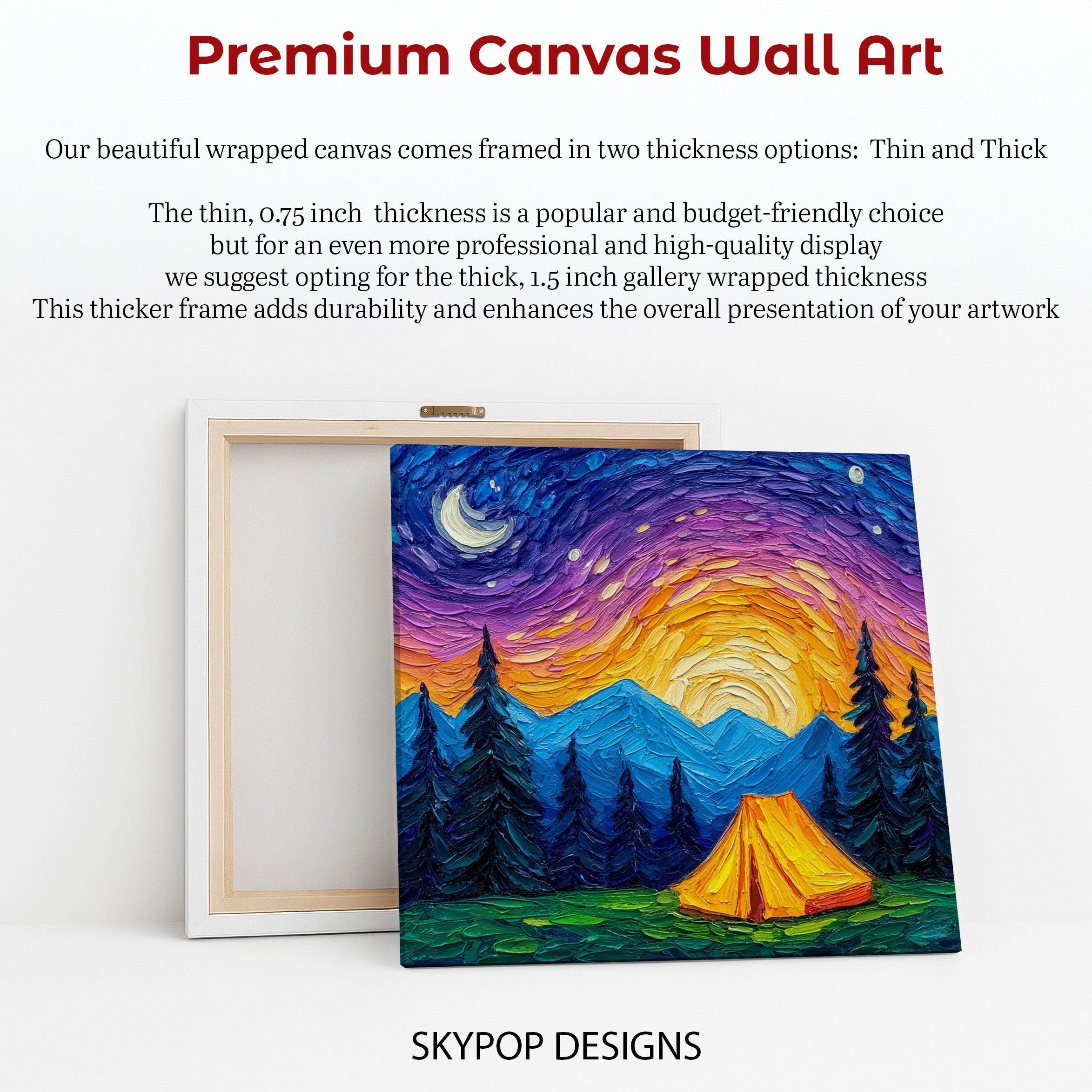 6.jpg Starry Night Camping Art
