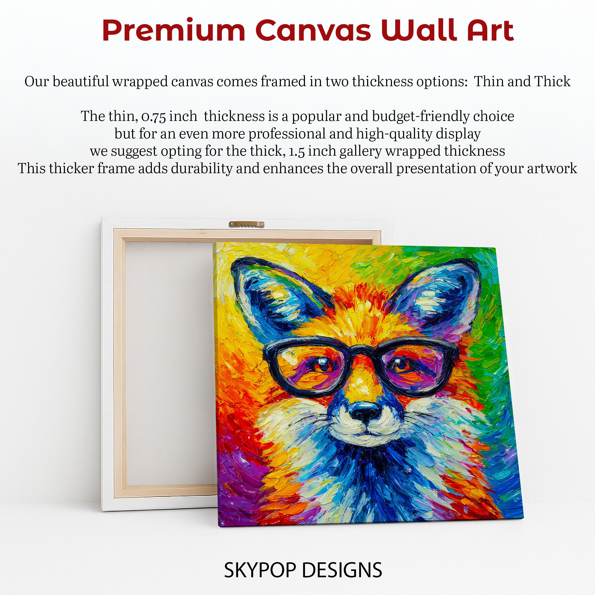6.jpg Colorful Fox Art