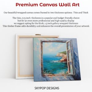 Coastal Window View Art