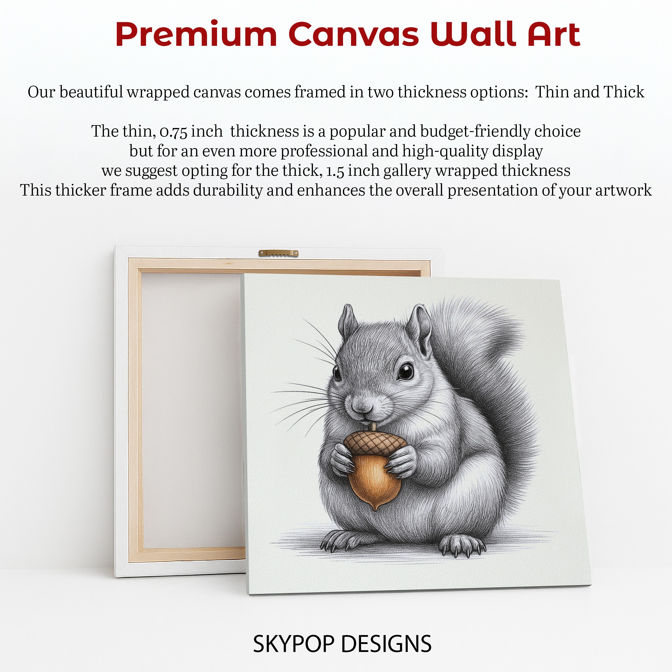 6.jpg Squirrel Acorn Art