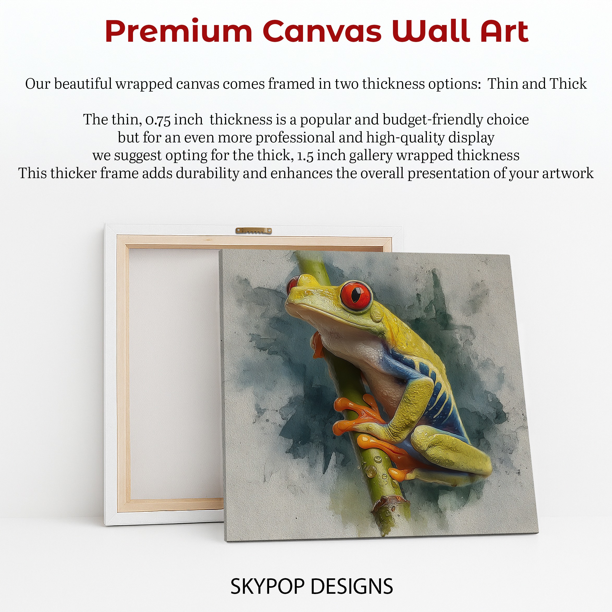 6.jpg Red-Eyed Tree Frog Art