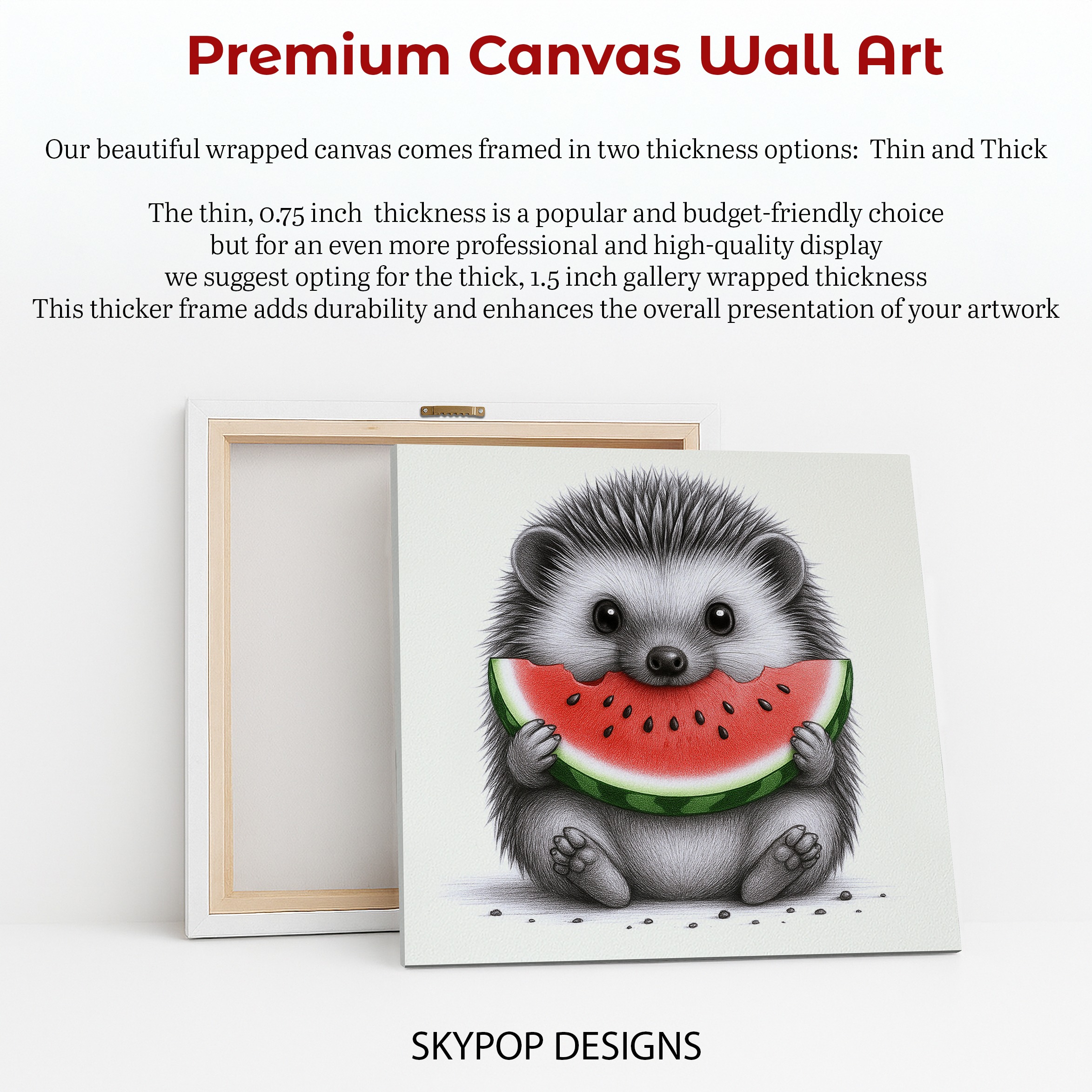 6.jpg Hedgehog Watermelon Art