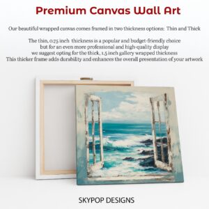 Ocean Window View Art
