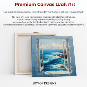 Ocean View Window Art