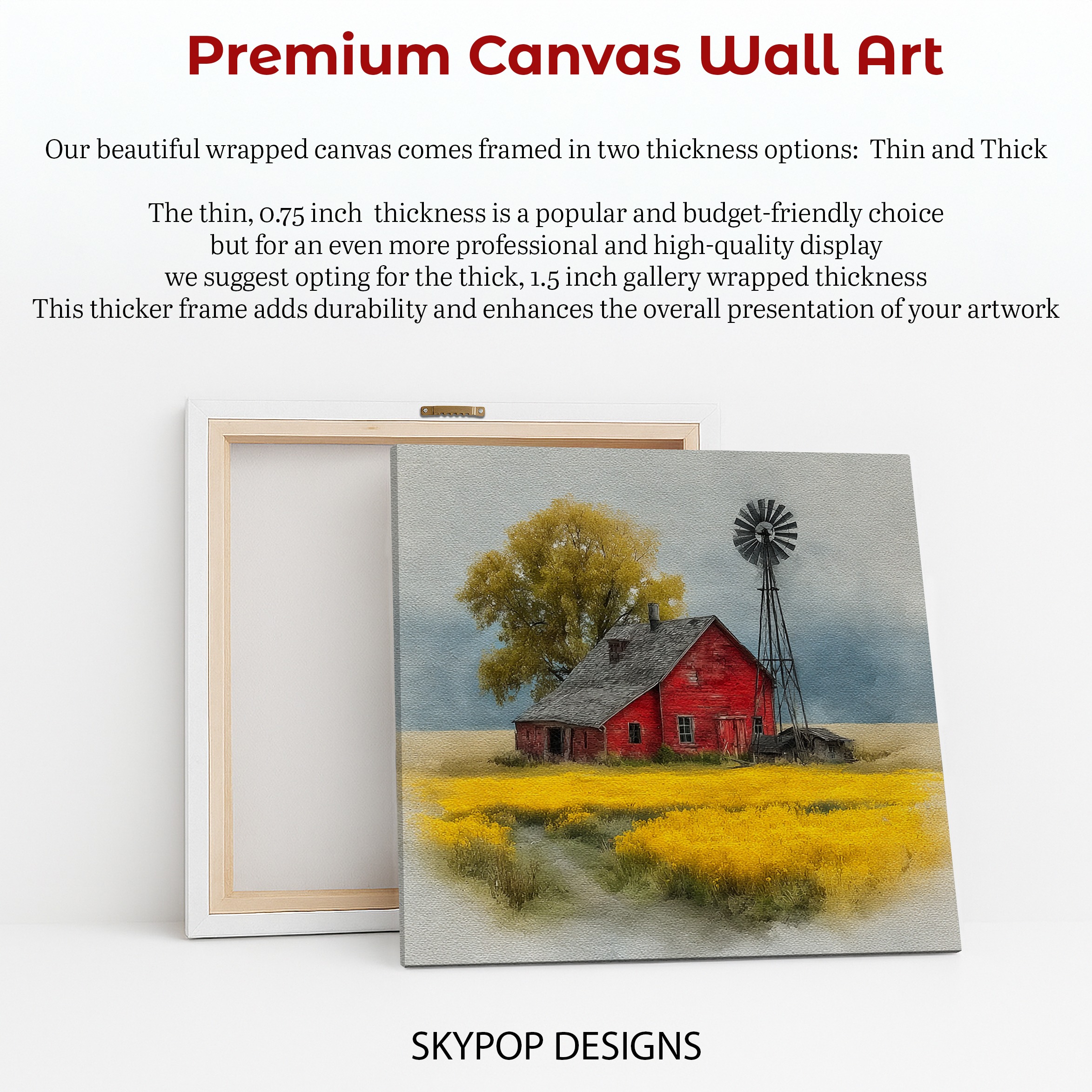 6.jpg Classic Red Barn Windmill Art