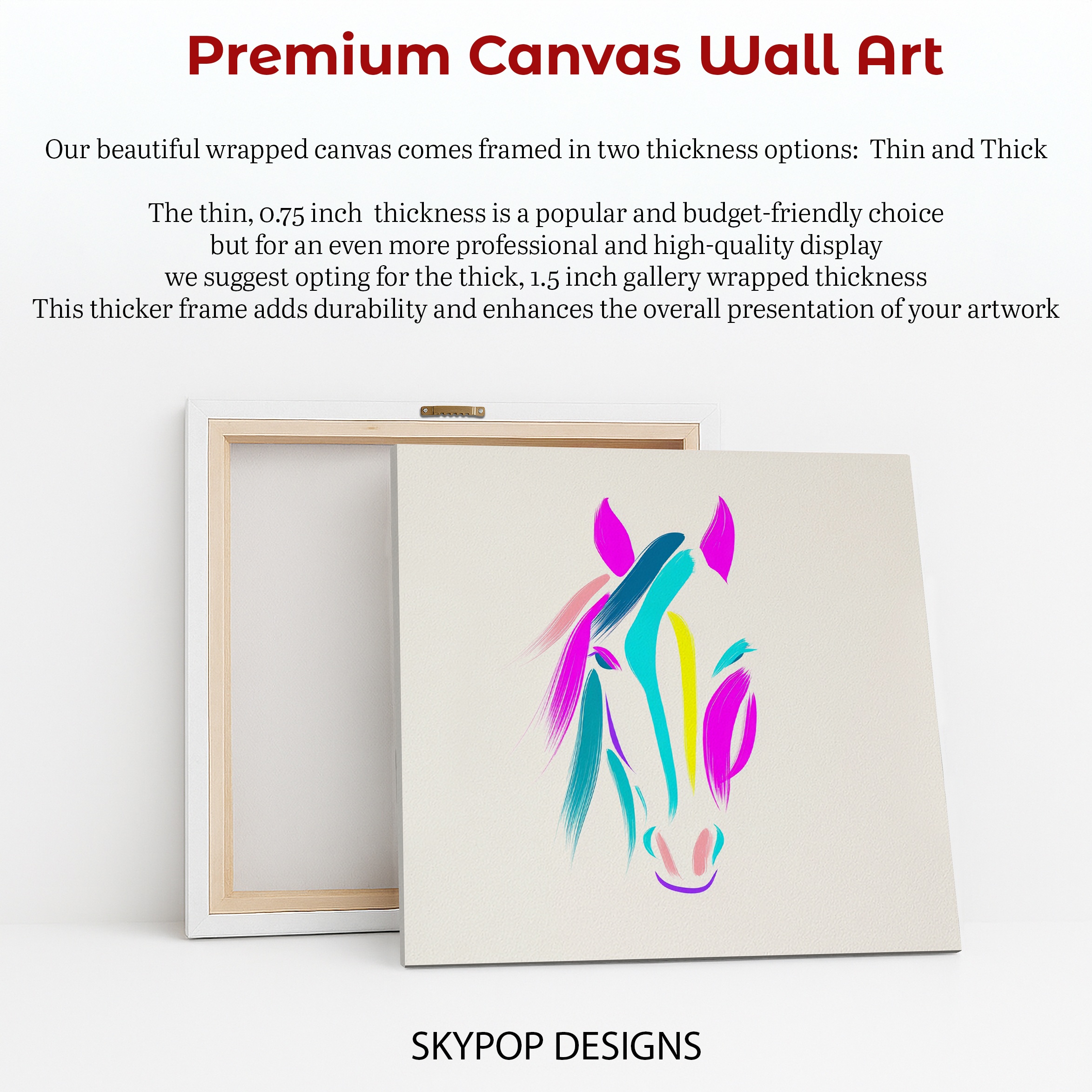 6.jpg Colorful Horse Art