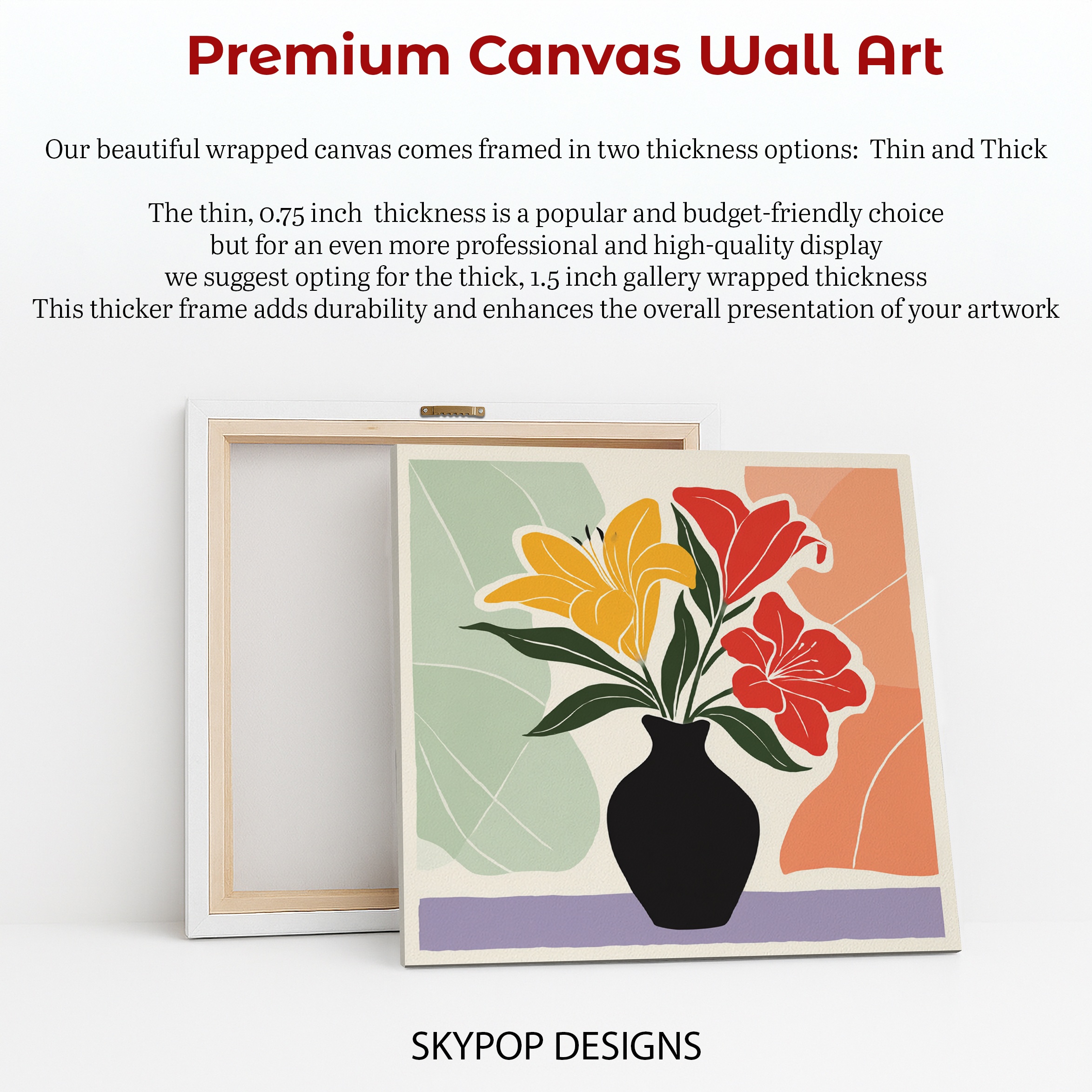 6.jpg Vibrant Lily Vase Art