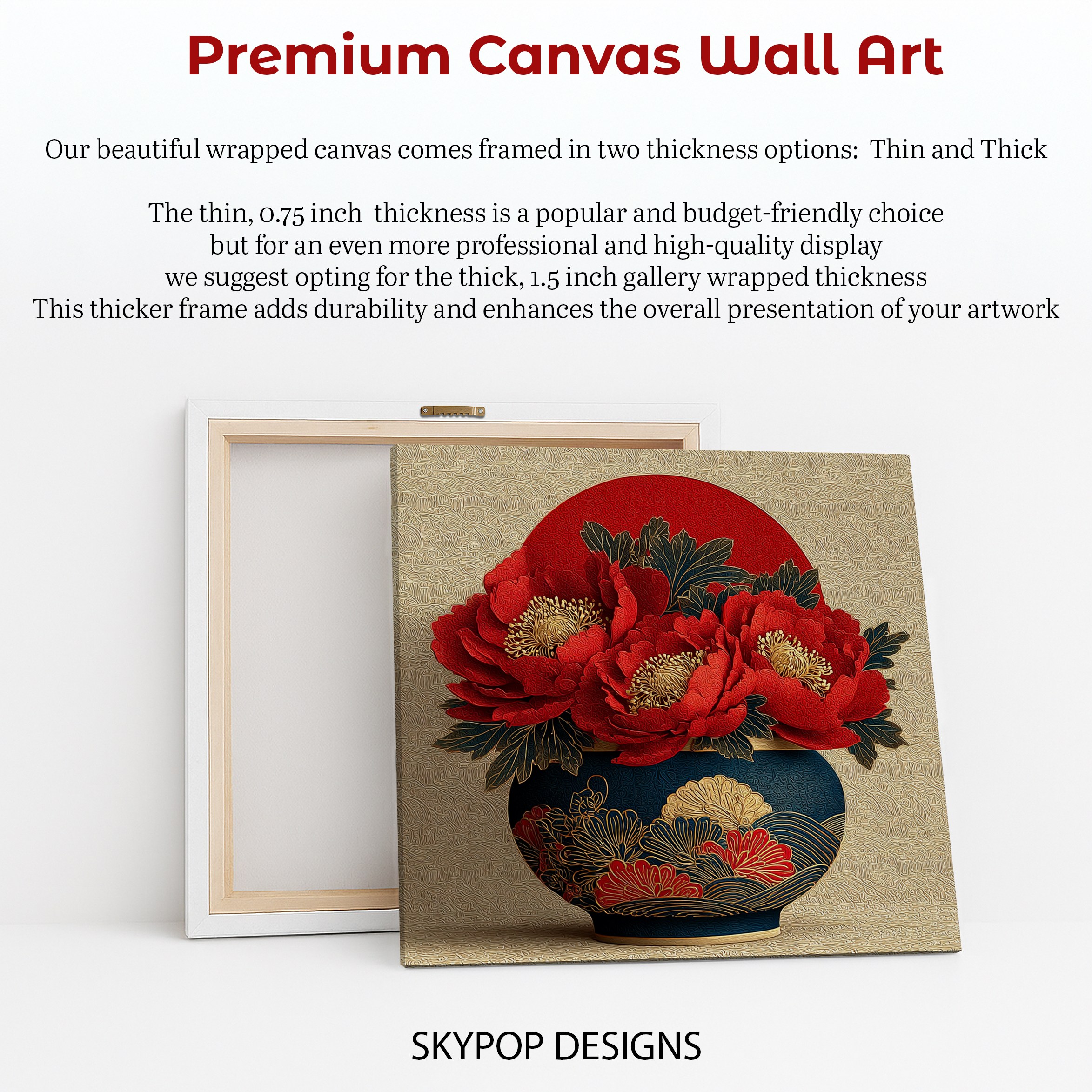 6.jpg Vibrant Peony Vase Art