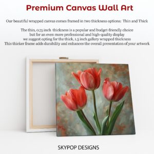 Tulip Blossoms Art
