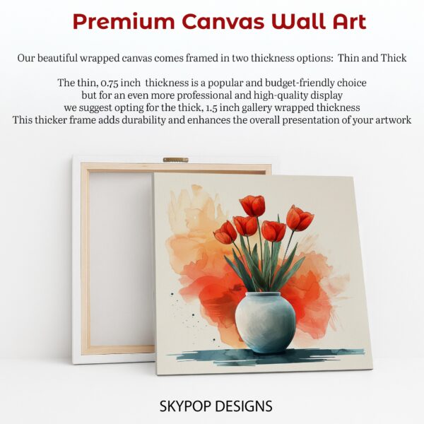Tulip Vase Art