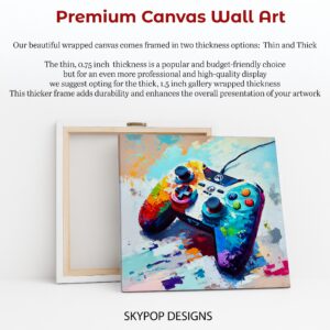 Gaming Controller Explosion Art