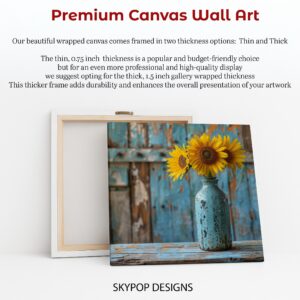 Sunflower Vase Art