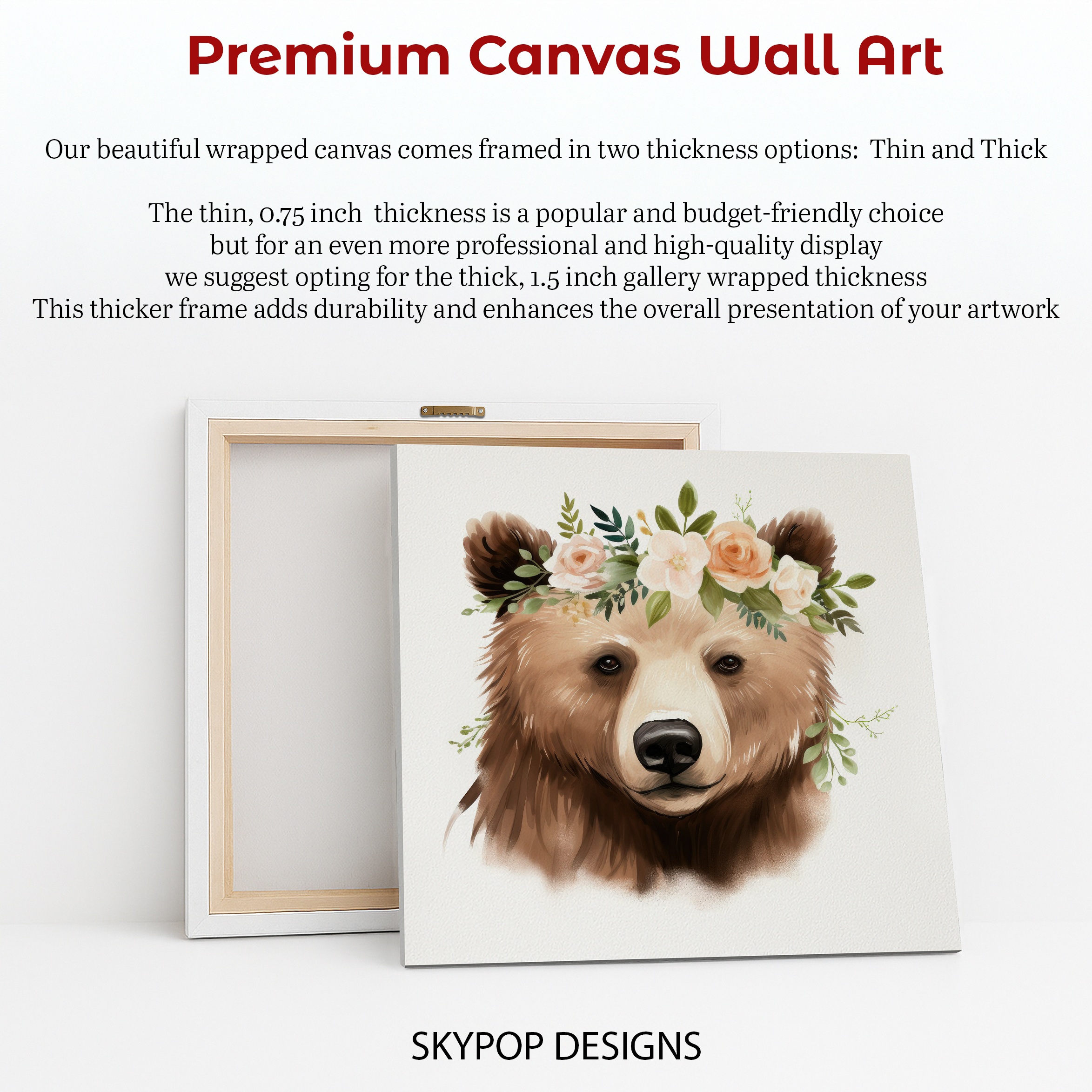 6.jpg Bear Floral Crown Art