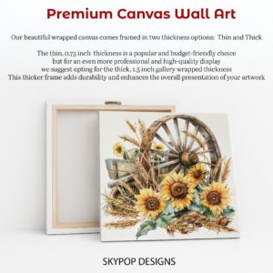 Sunflower Wagon Art