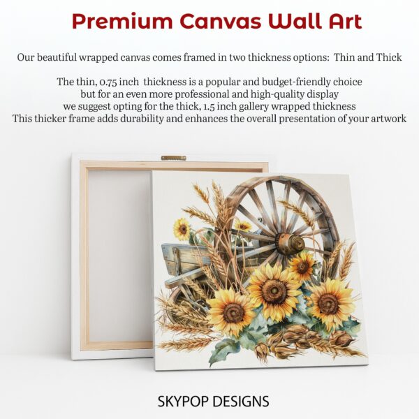 Sunflower Wagon Art