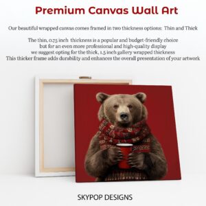 Bear With Coffee Art