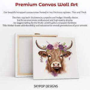 Highland Cow Art