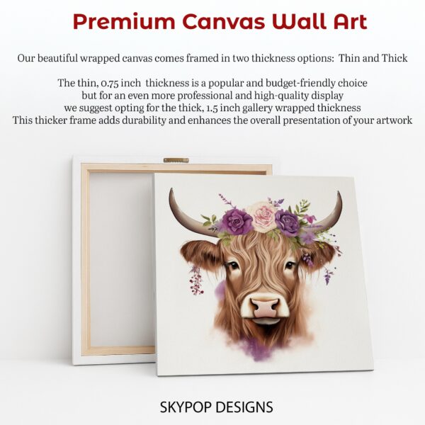 Highland Cow Art