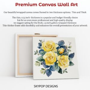 Yellow Rose Garden Art